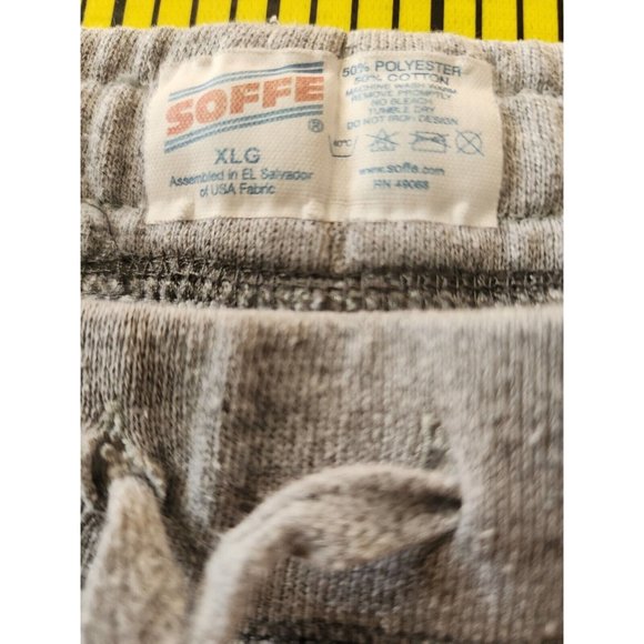 VINTAGE UGA  GEORGIA BULLDOGS SWEATPANTS SZ XLG DRAW STRING ELASTIC ANKLE - Picture 6 of 9